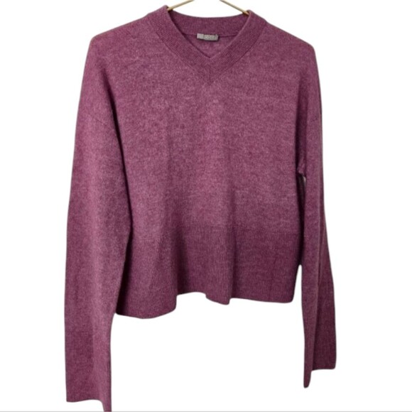 Cos sweater Alpaca-blend woman's size Medium Lilac Extra long Sleeves - Picture 1 of 5